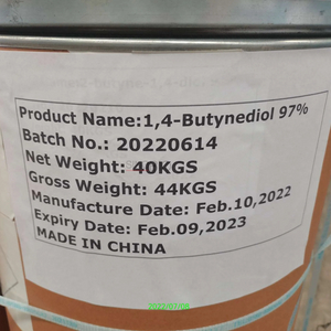 1,4-butynediol 97% CAS 110-65-6 solid form in 40KG carboard drum Brightening Agent Tor Electroplating