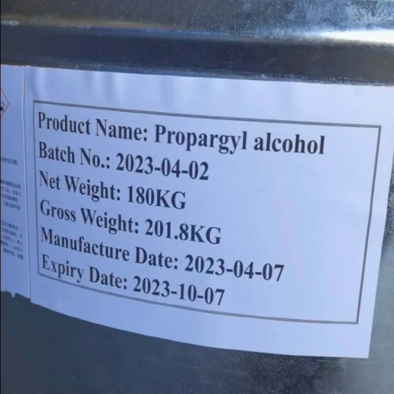 Organic Chemical Raw Material Propargyl Alcohol CAS 107-19-7