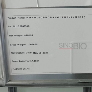 Wholesale Industrial Grade MIPA Monoisopropanolamine CAS 78-96-6 for Cement Additive & Metalworking Fluid