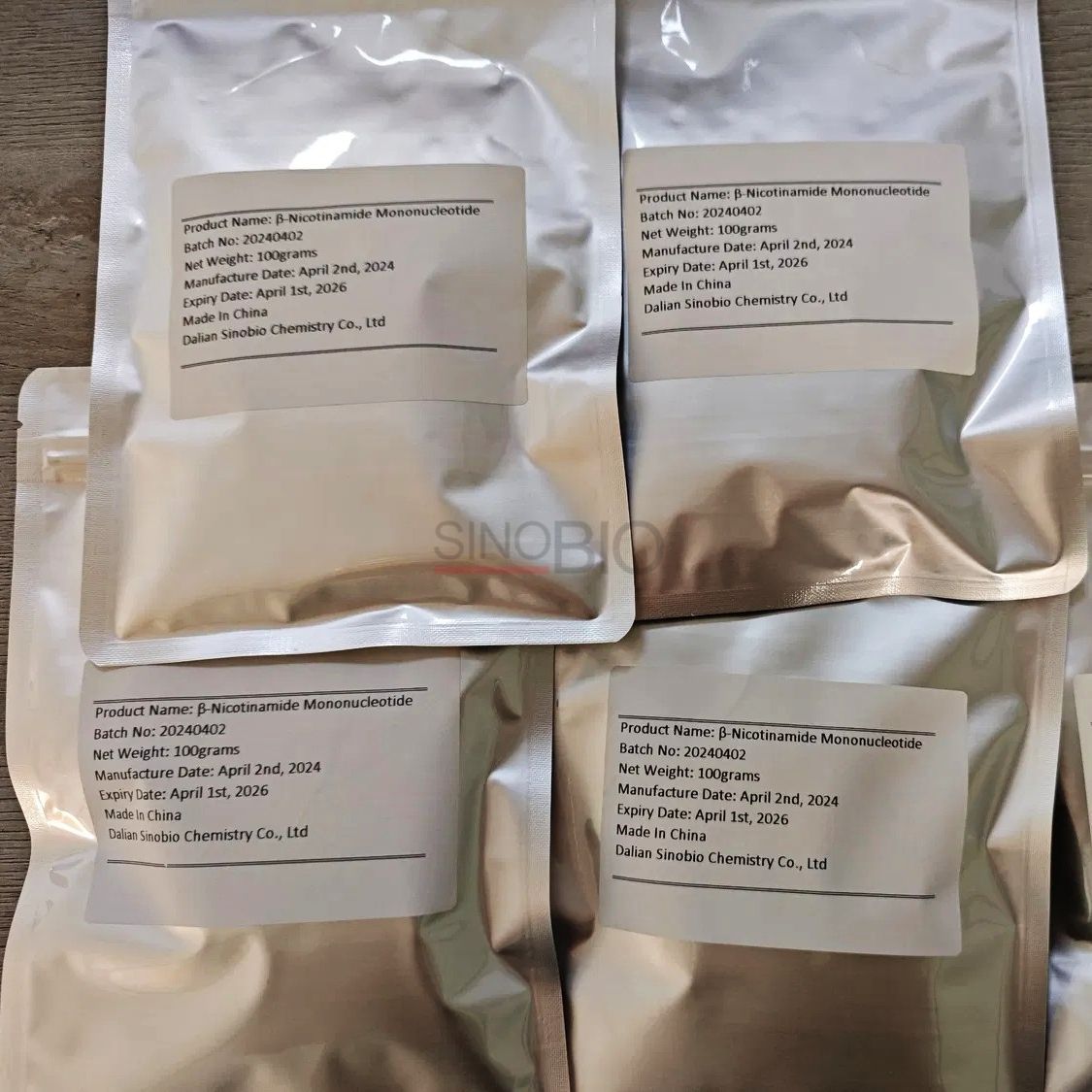 Wholesale Bulk Anti-Aging Supplements Powder β -Nicotinamide Mononucleotide 99.9% NMN CAS 1094-61-7