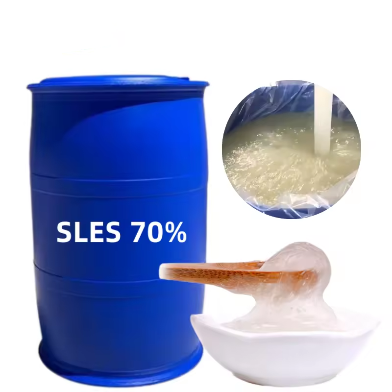 Cosmetic Dishwashing Soap Shampoo Detergent Sodium Lauryl Ether Sulphate SLES 70% CAS 68585-34-2